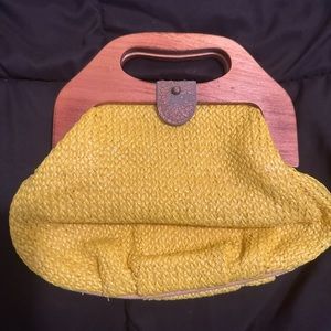 Vintage Straw Purse